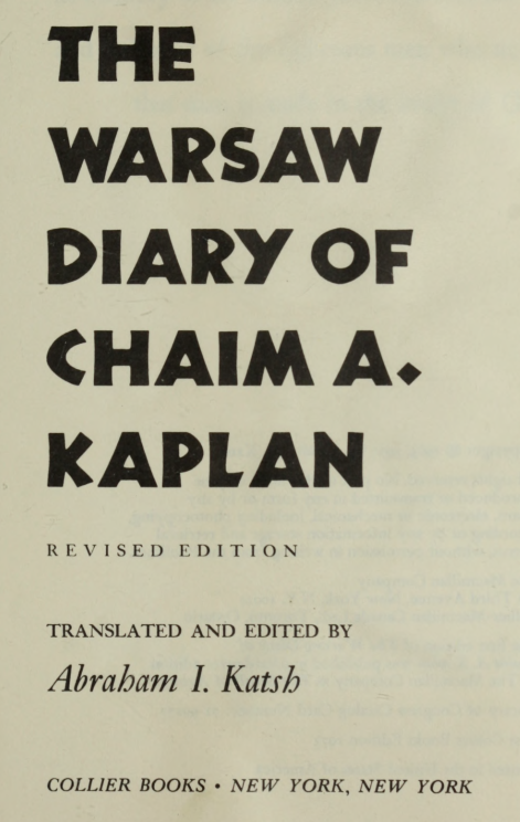 1965, 1973 By Abraham I. Katsh